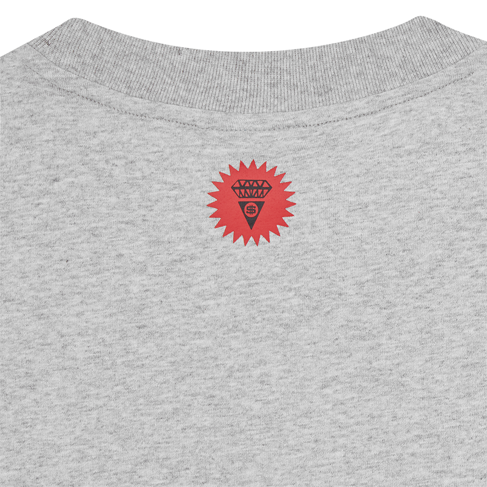 ICECREAM Running Dog T-Shirt - Heather Grey