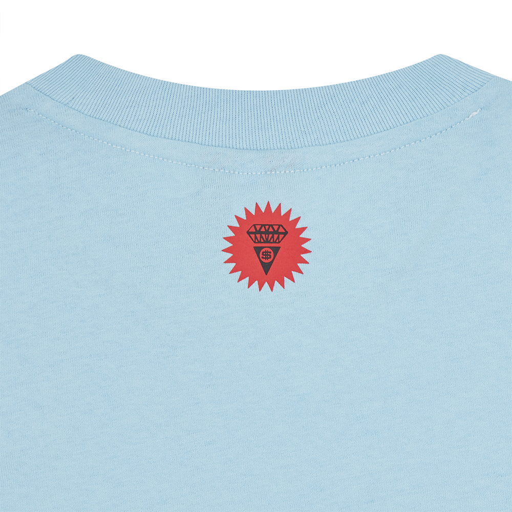 ICECREAM Puff Print Icecream T-Shirt - Blue