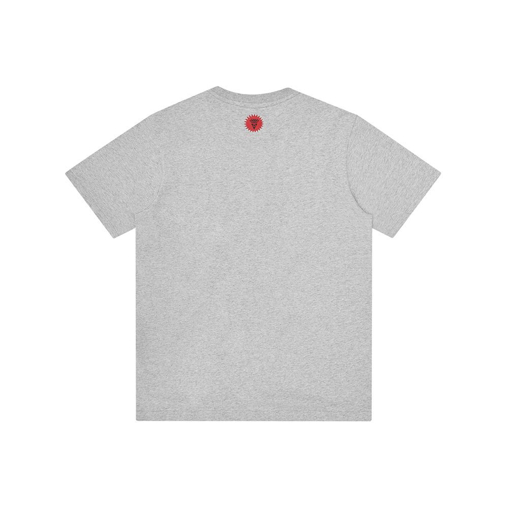 ICECREAM Puff Print Icecream T-Shirt - Heather Grey