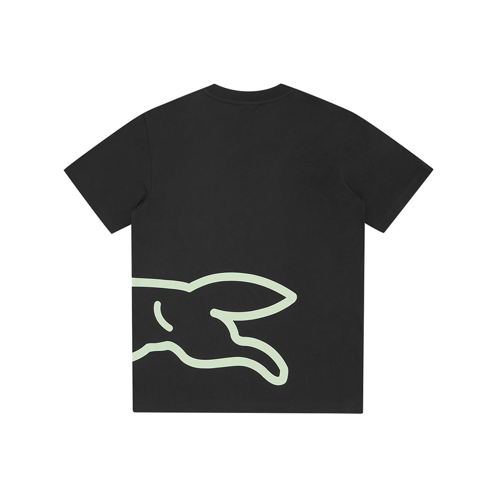 ICECREAM Jumbo Running Dog T-Shirt - Black