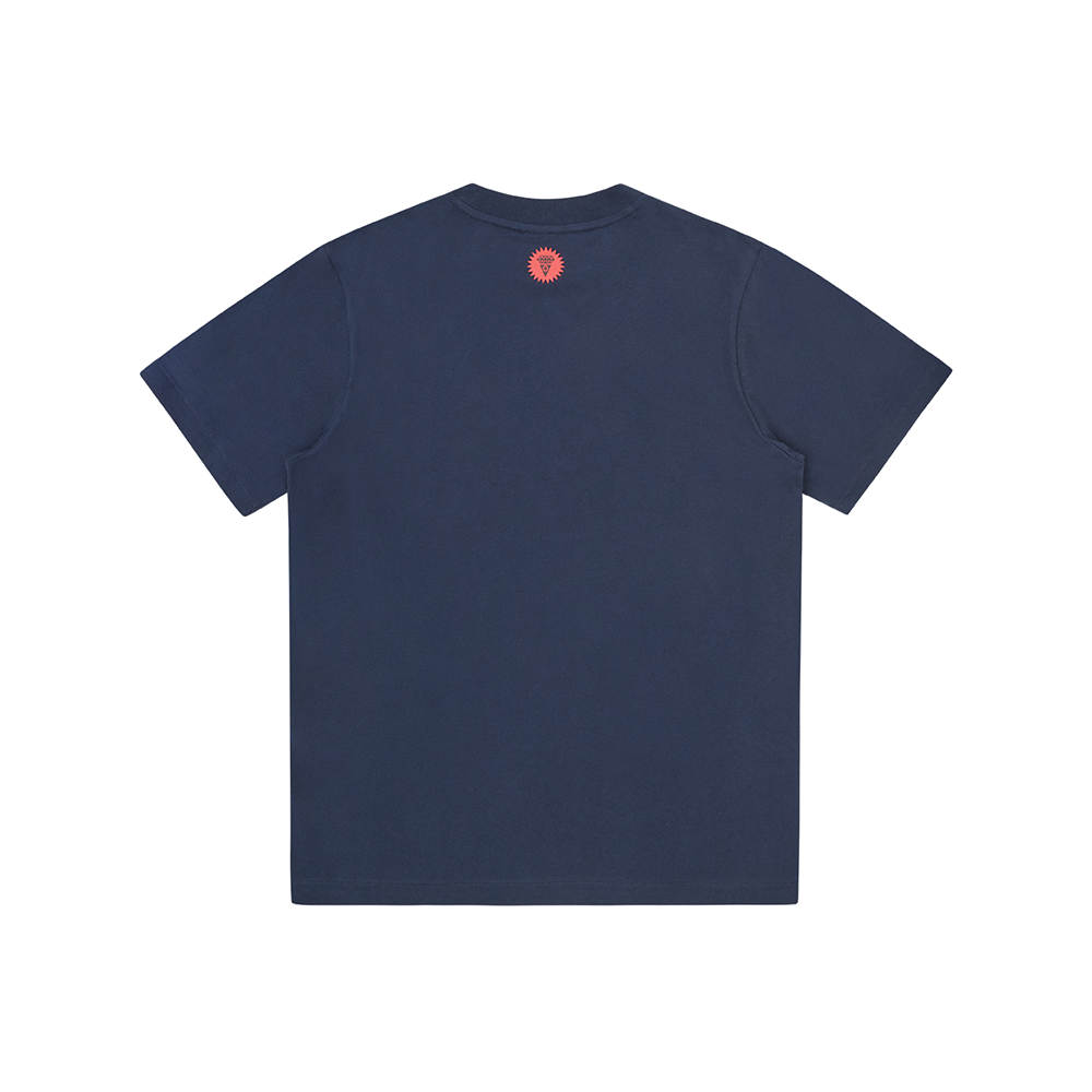 ICECREAM Small Running Dog T-Shirt - Navy