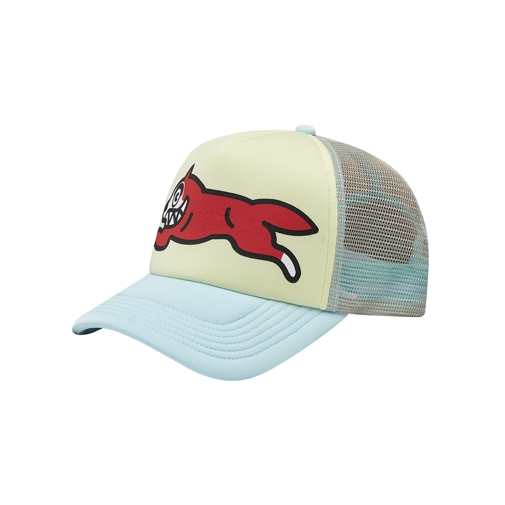 ICECREAM Running Dog Trucker Cap - Ecru