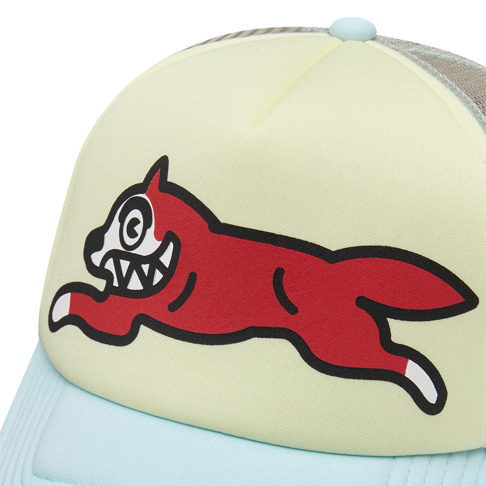 ICECREAM Running Dog Trucker Cap - Ecru