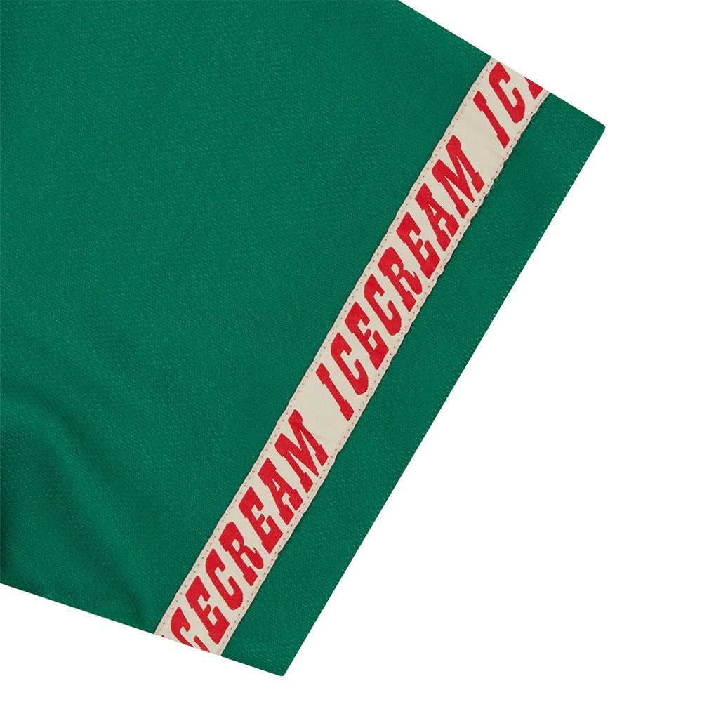 ICECREAM Striped Football Shirt - Green