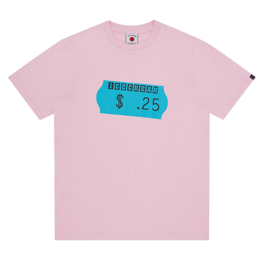 ICECREAM Sticker T-Shirt - Pink