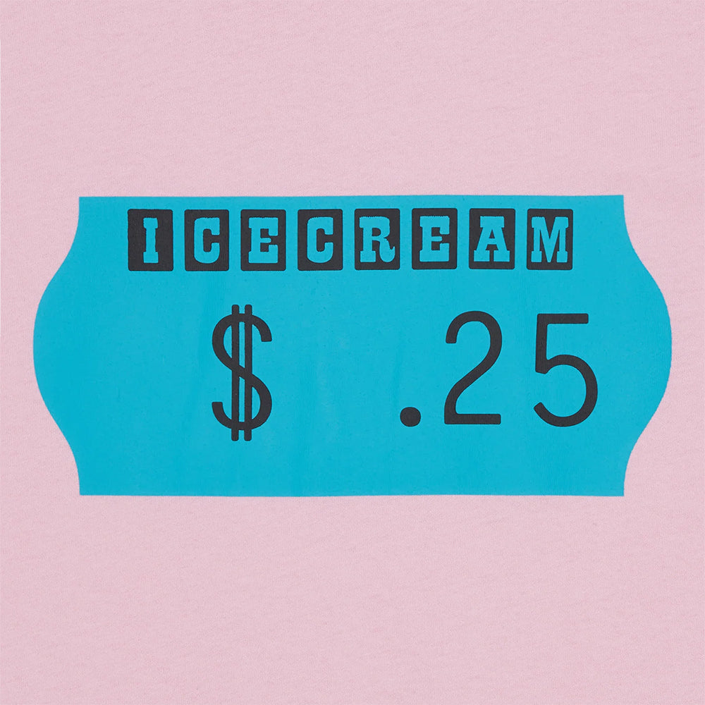ICECREAM Sticker T-Shirt - Pink