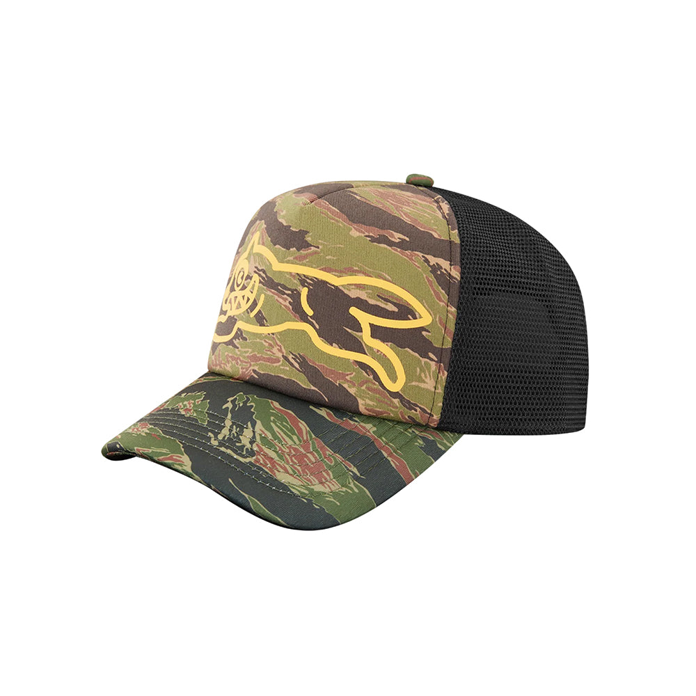 ICECREAM Tiger Stripe Trucker Cap - Camo
