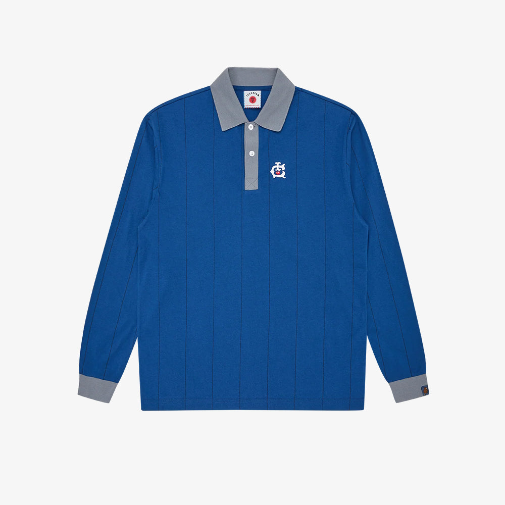 ICECREAM Team IC Pinstripe LS Shirt - Navy