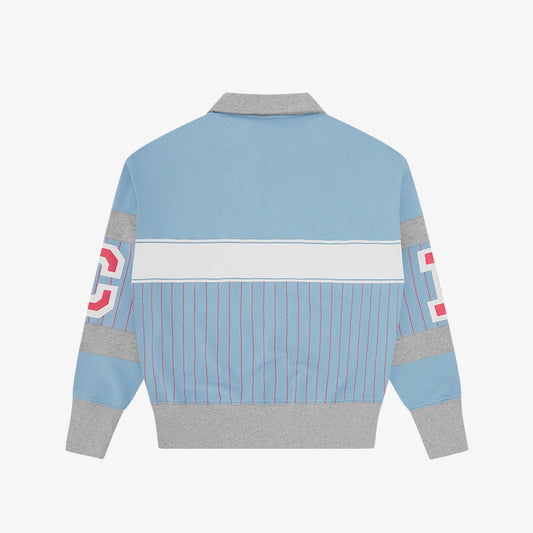 ICECREAM IC Cubs Collared Quarter Zip - Blue Pink