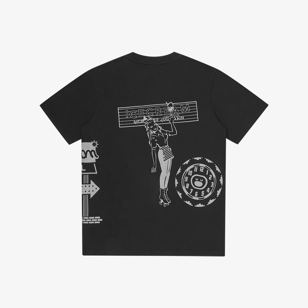ICECREAM Road Trip T-Shirt - Black