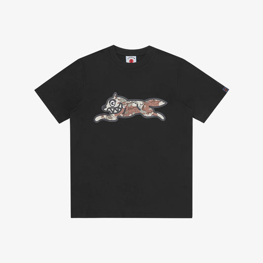 ICECREAM Choc Chip Running Dog Tee - Black