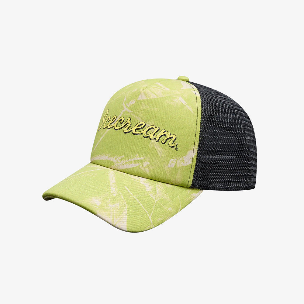 ICECREAM Tree Camo Trucker - Green