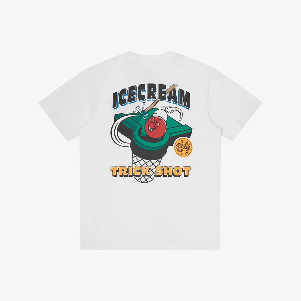 ICECREAM Trick Shot T-Shirt - White