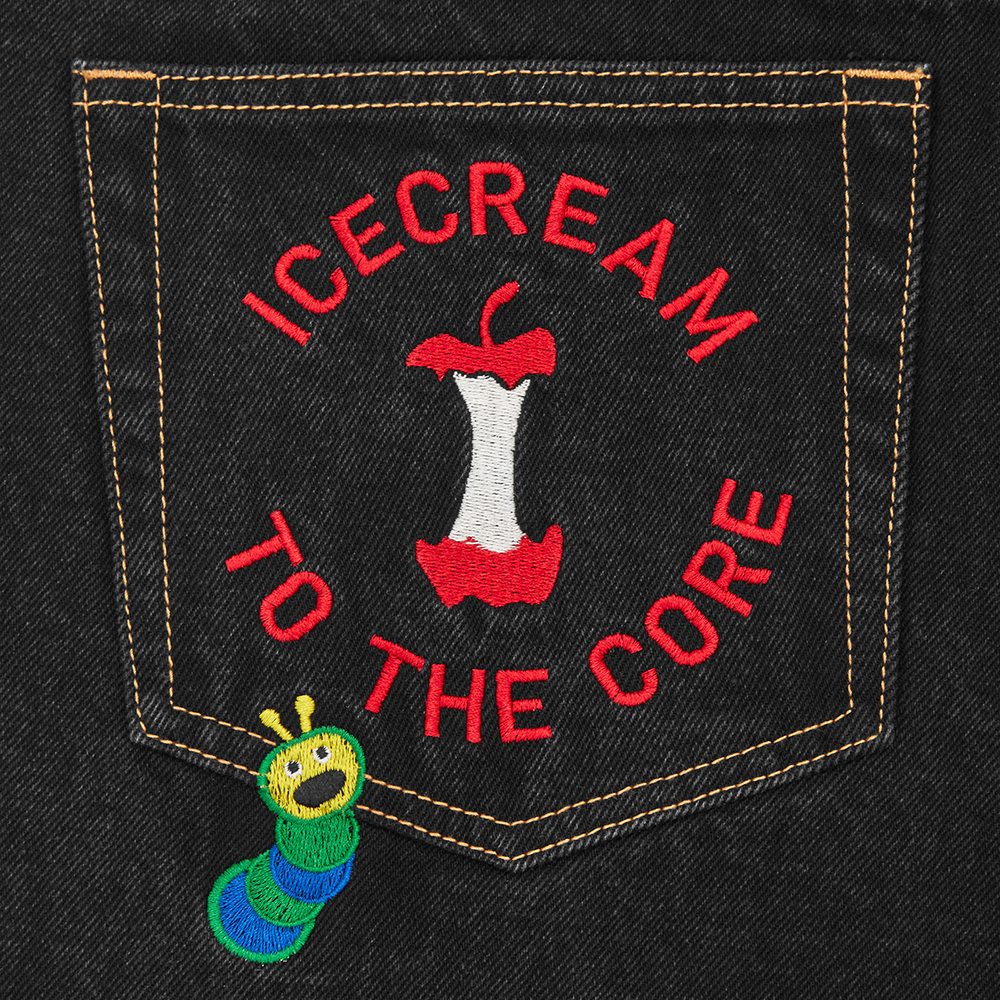 ICECREAM Double Scoop Apple Denim Pant - Black