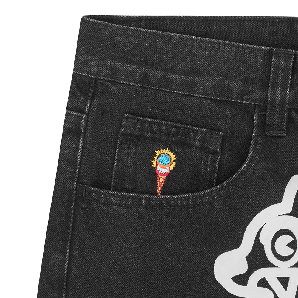 ICECREAM Running Dog Triple Scoop Denim - Black