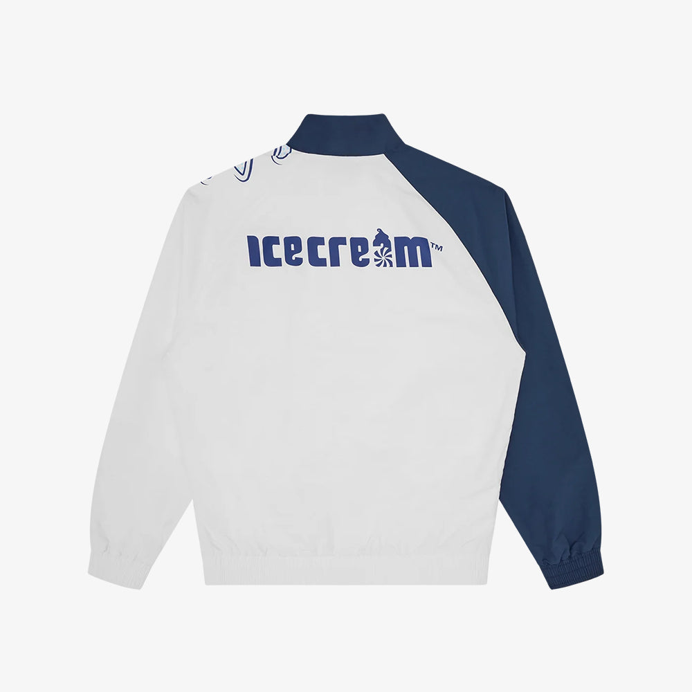 ICECREAM Running Dog Panelled Track Top - White