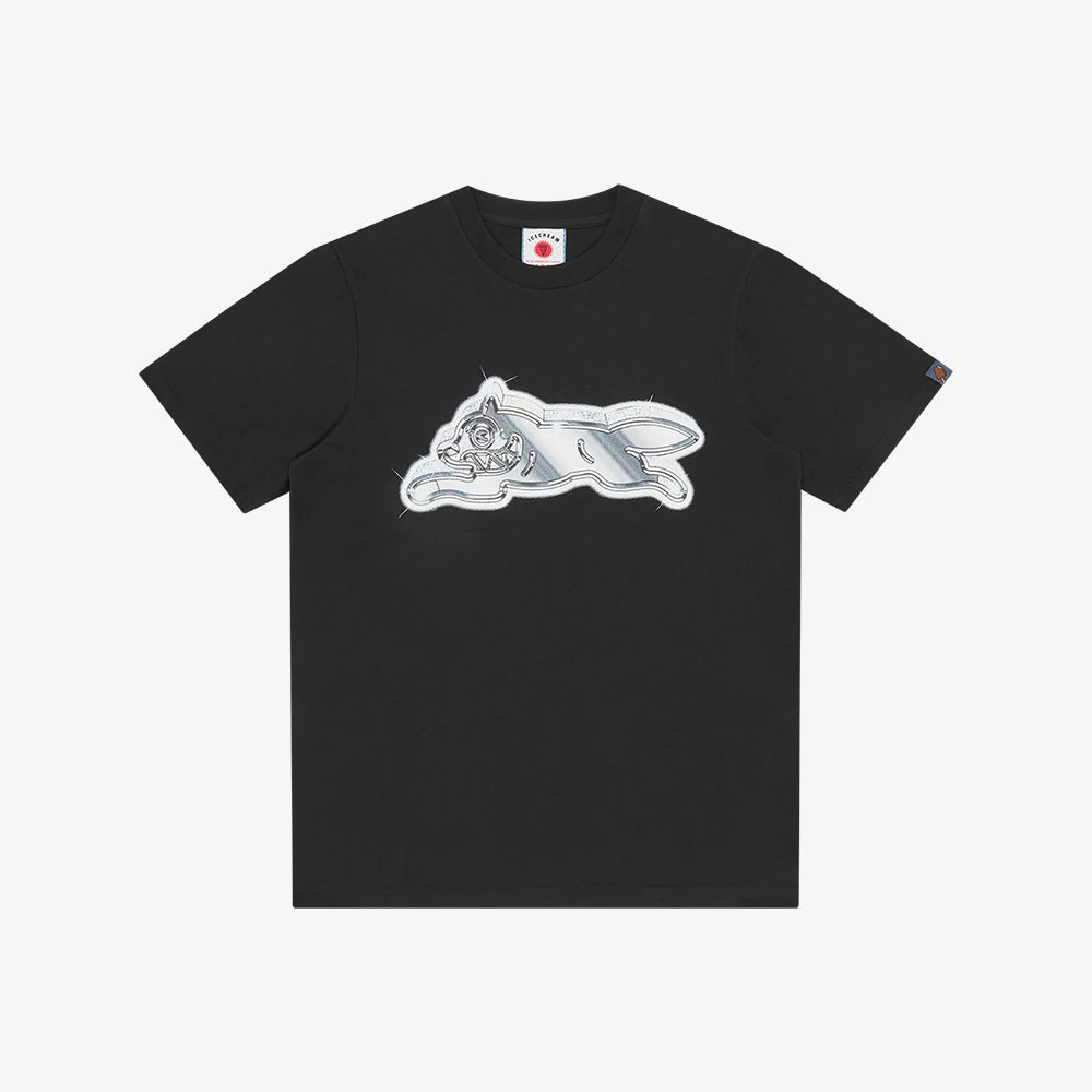 ICECREAM Iced Out Running Dog T-Shirt - Black