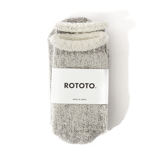 RoToTo Extra Fine Merino Socks - G/W