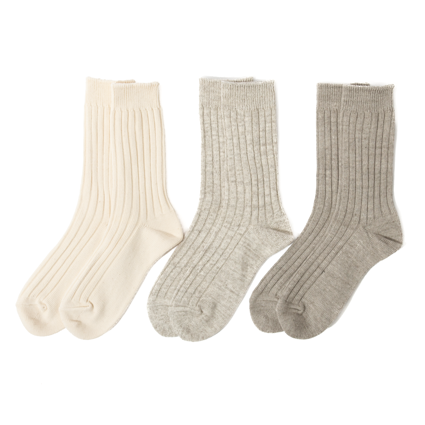 RoToTo Organic Daily 3-Pack Socks