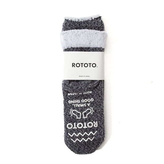 RoToTo Double Face Thermal Socks - Dark Charcoal