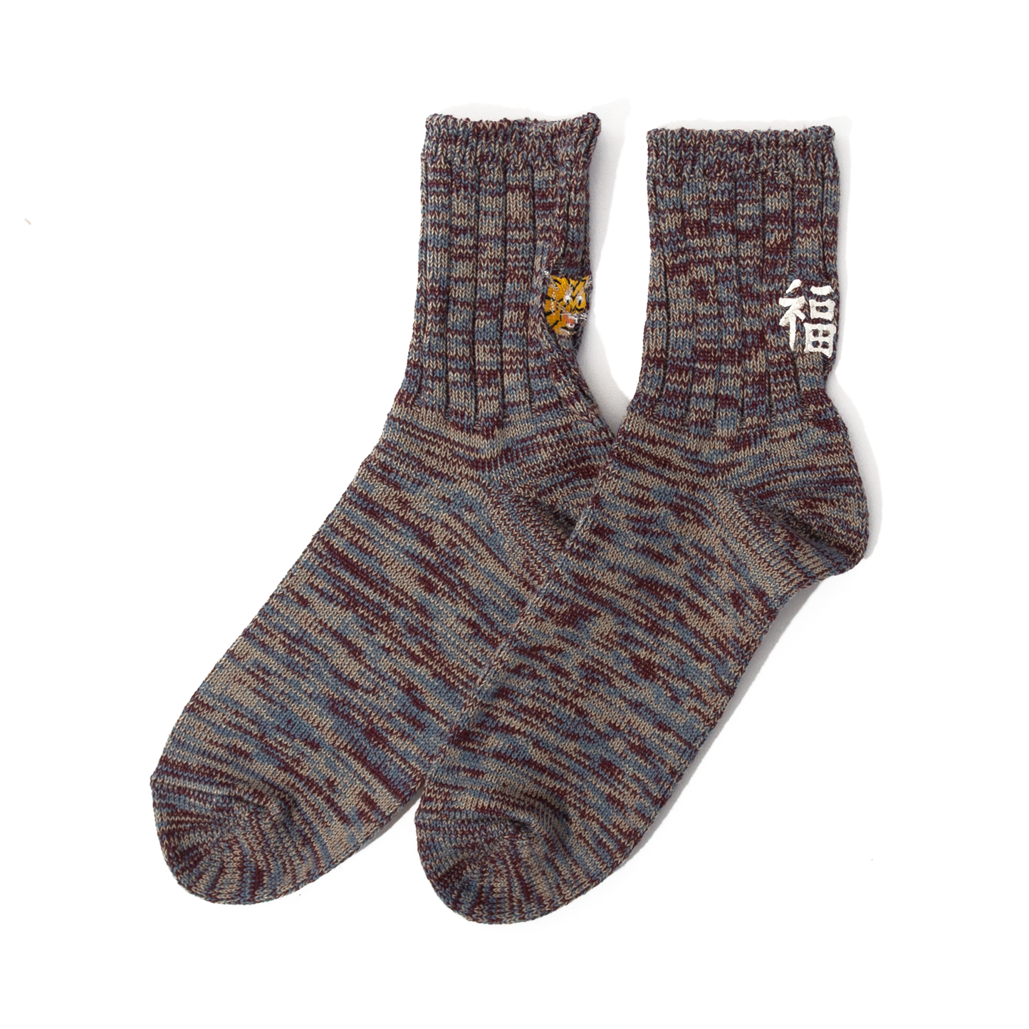 Rostersox Tiger Sock - Bordeaux