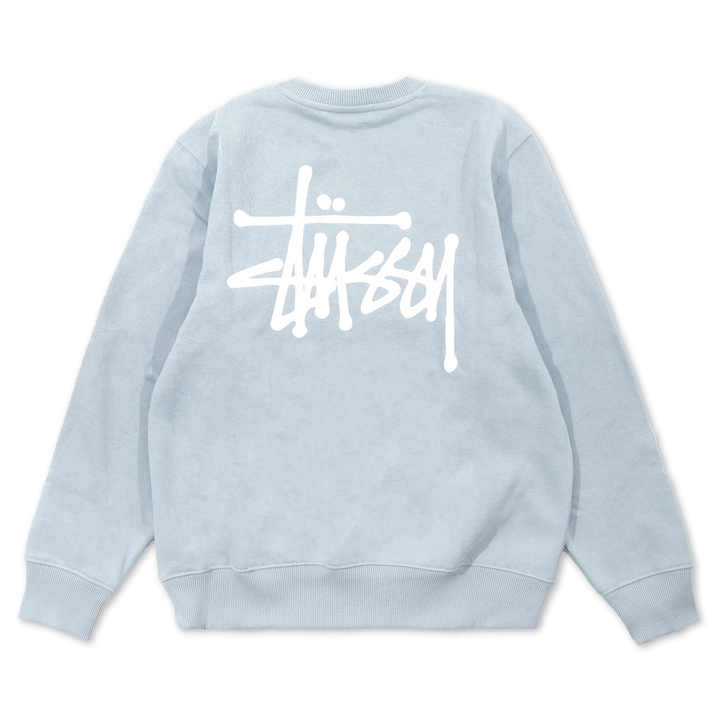 Stüssy Basic Stüssy Crew Sweatshirt - Steel