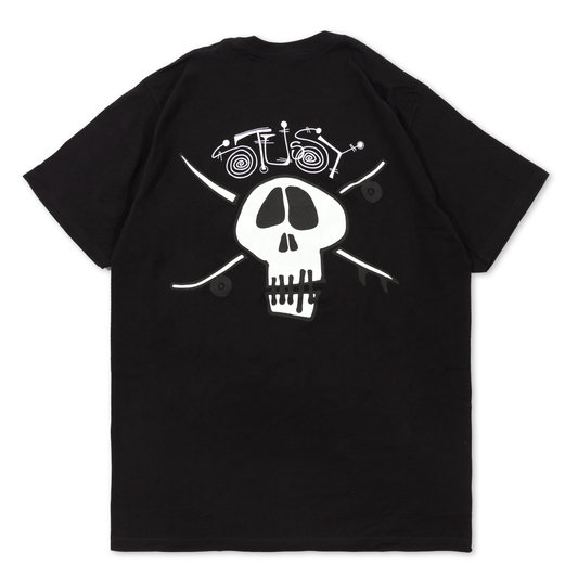 Stüssy Surf Skate Skull T-Shirt - Black