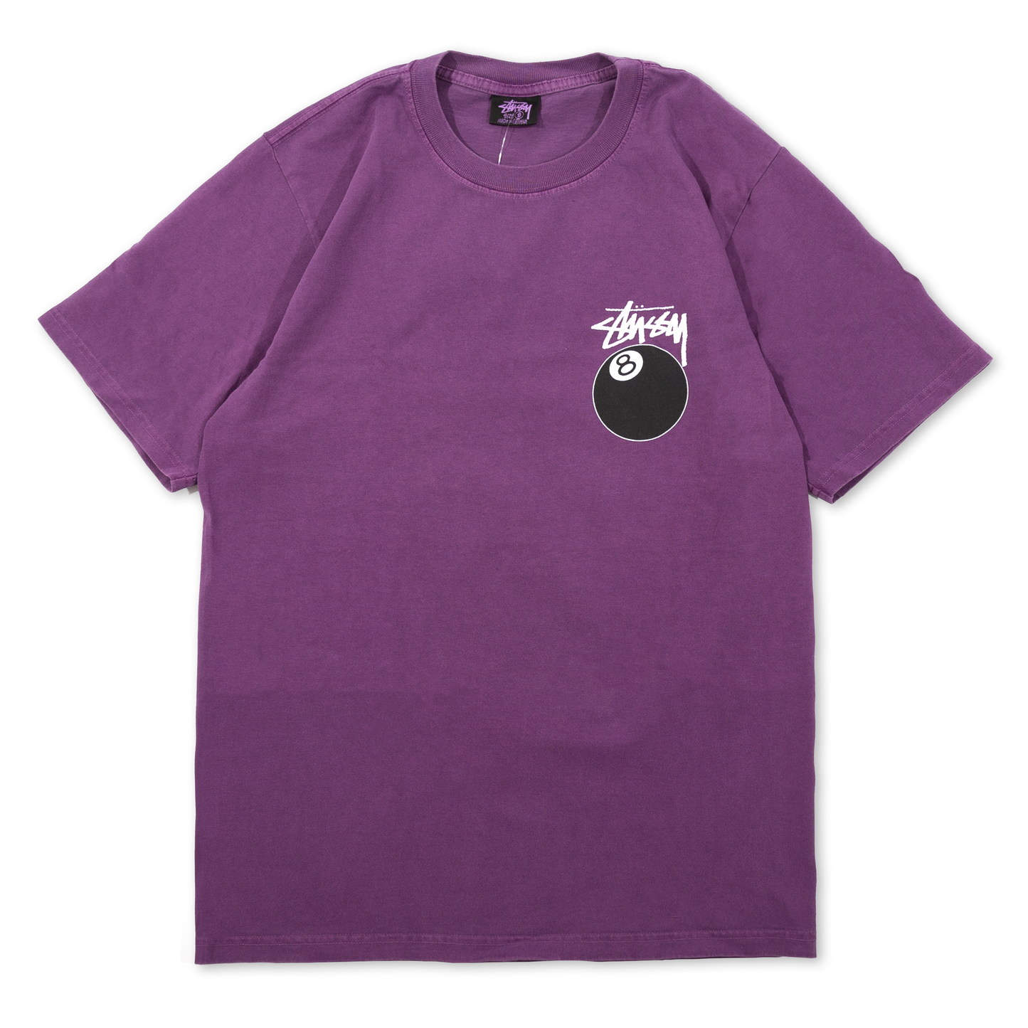 Stüssy 8 Ball Pigment Dyed T-Shirt - Natural