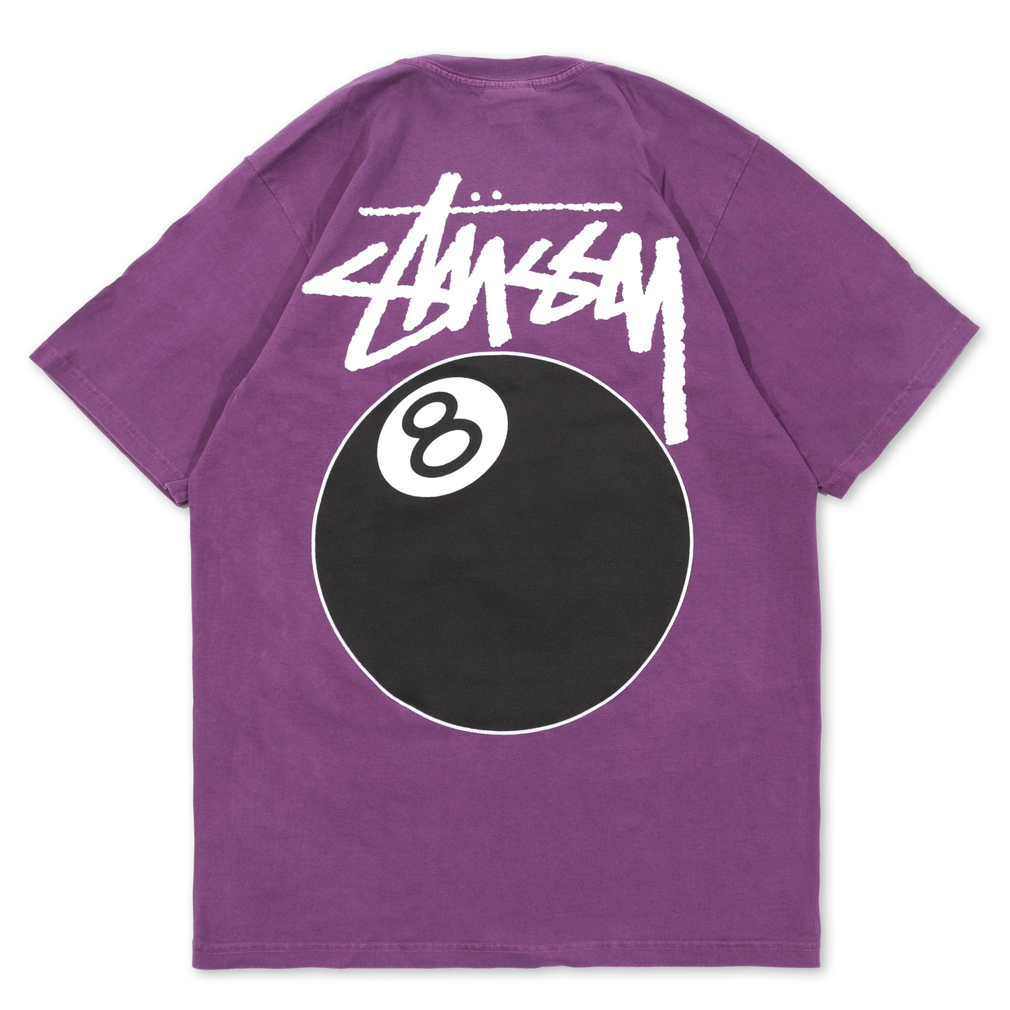 Stüssy 8 Ball Pigment Dyed T-Shirt - Purple