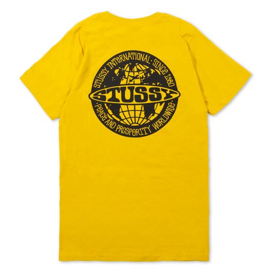 Stüssy Worldwide Dot T-Shirt - Honey