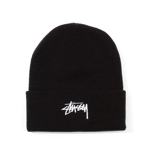 Stüssy Stock Cuff Beanie - Black