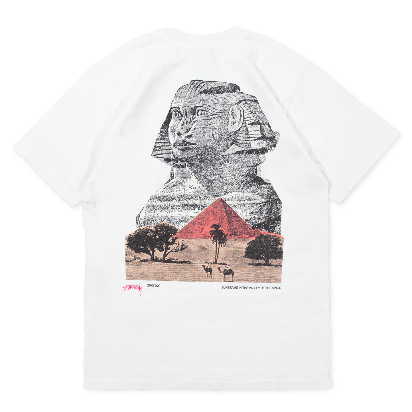 Stüssy Sphinx Pigment Dyed T-Shirt - Natural