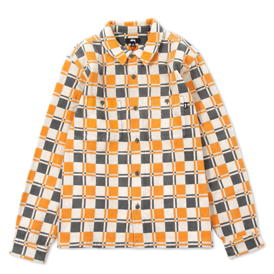 Stüssy Brent Plaid Shirt - Tan