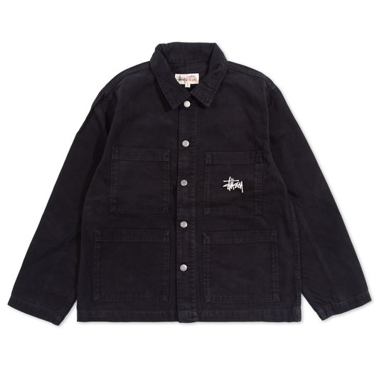 Stüssy Canvas Chore Jacket - Black