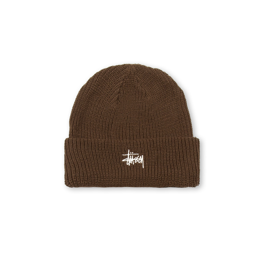 Stüssy Basic Cuff Beanie - Brown
