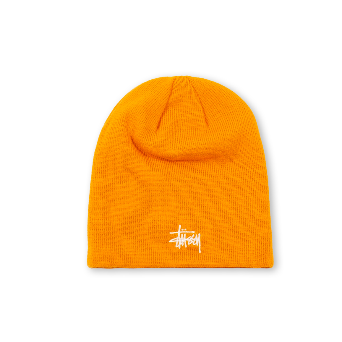 Stüssy Basic Skullcap Beanie - Tangerine