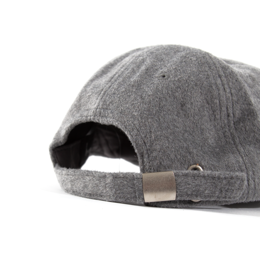 Stüssy Fuzzy Wool Big Logo Pro Cap - Grey Heather