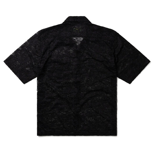 Aries Arise Lace Hawaiian Shirt - Black