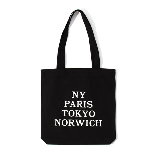 SHHHH New York Paris London Norwich Tote Bag - Black