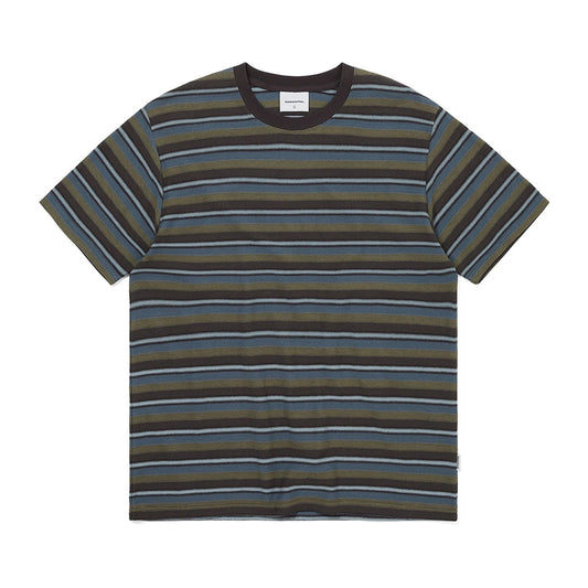 thisisneverthat Inside Out Striped Tee - Olive