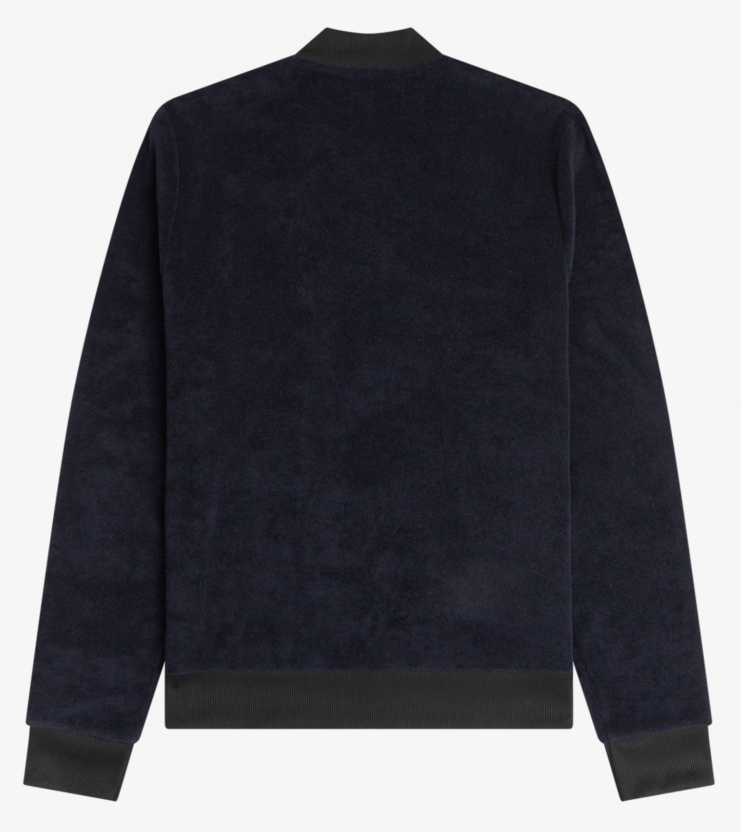 Fred Perry Towelling Track Jacket - Navy
