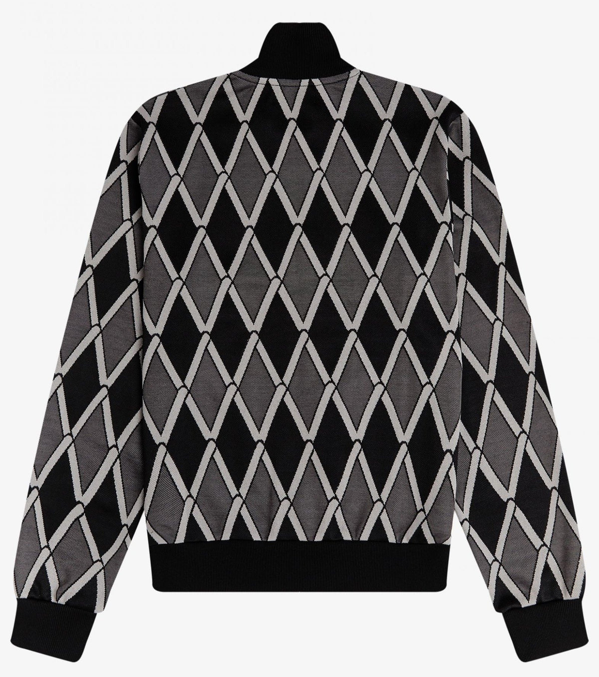 Fred Perry Harlequin Track Top - Black
