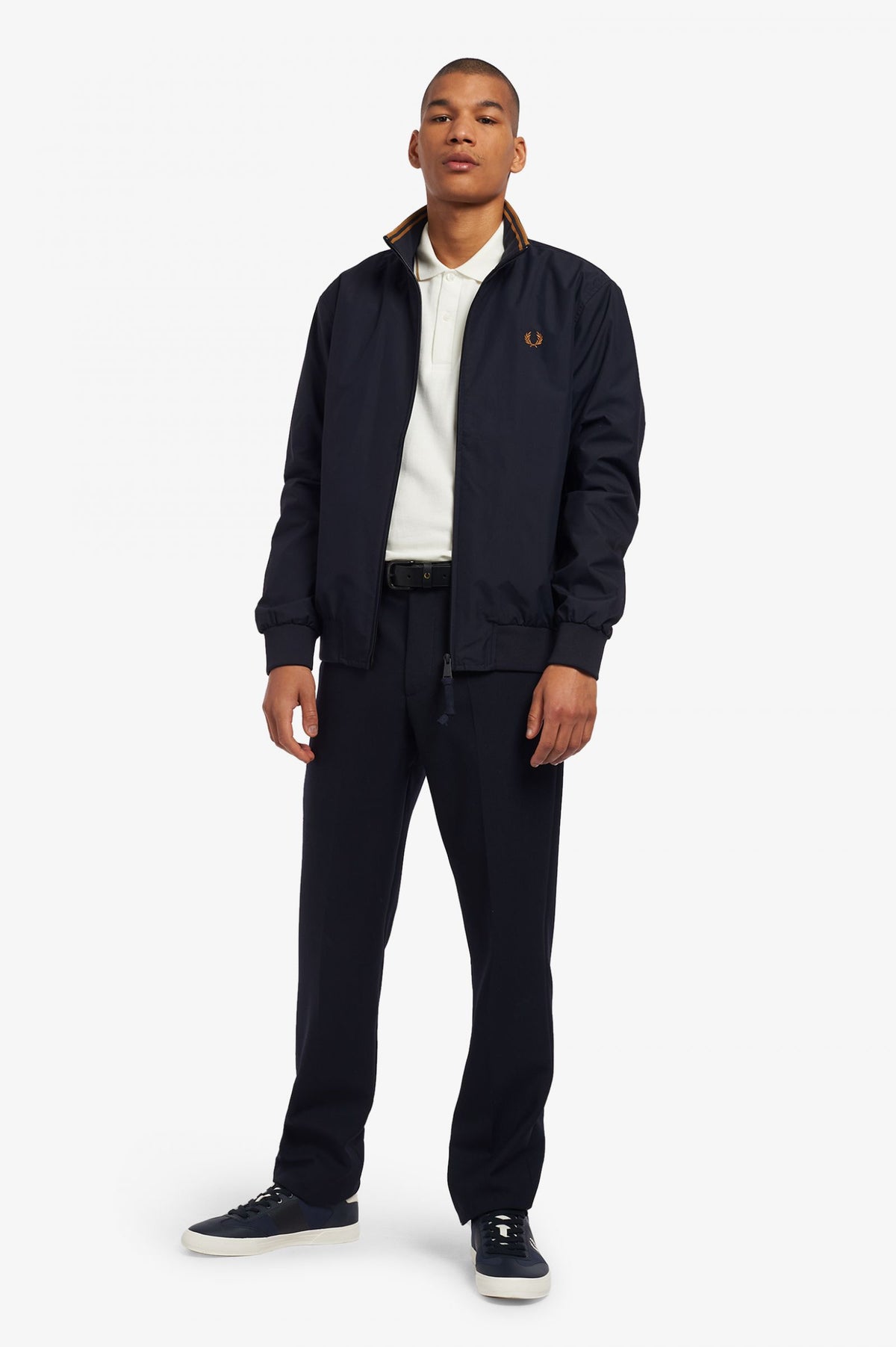 Fred Perry Brentham Jacket - Navy