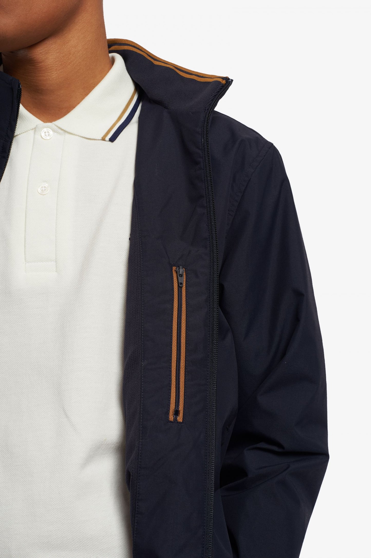 Fred Perry Brentham Jacket - Navy