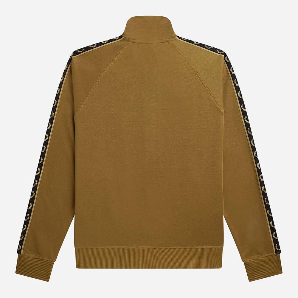 Fred Perry Contrast Tape Track Jacket - Shadestone Black