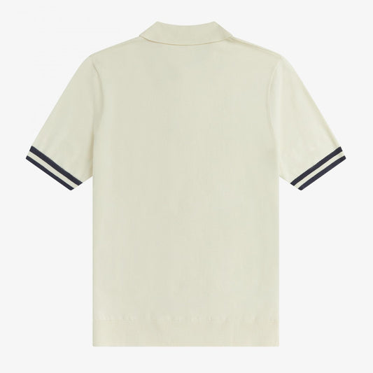 Fred Perry Tipping Texture Knitted Shirt