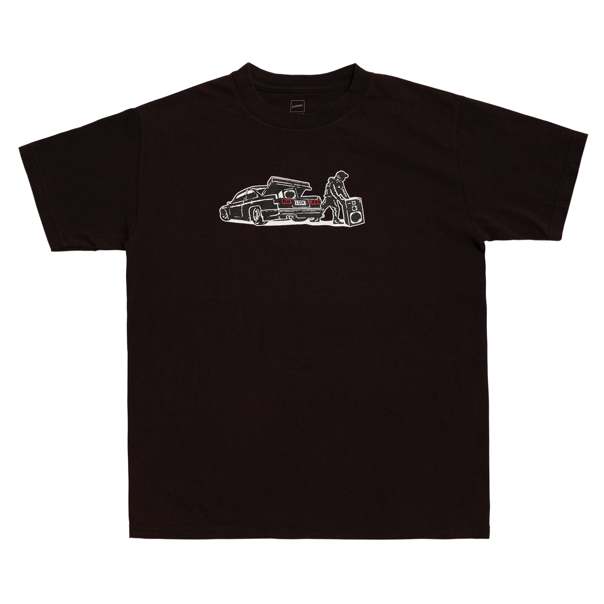 LQQK Studio Speaker Man T-Shirt - Black
