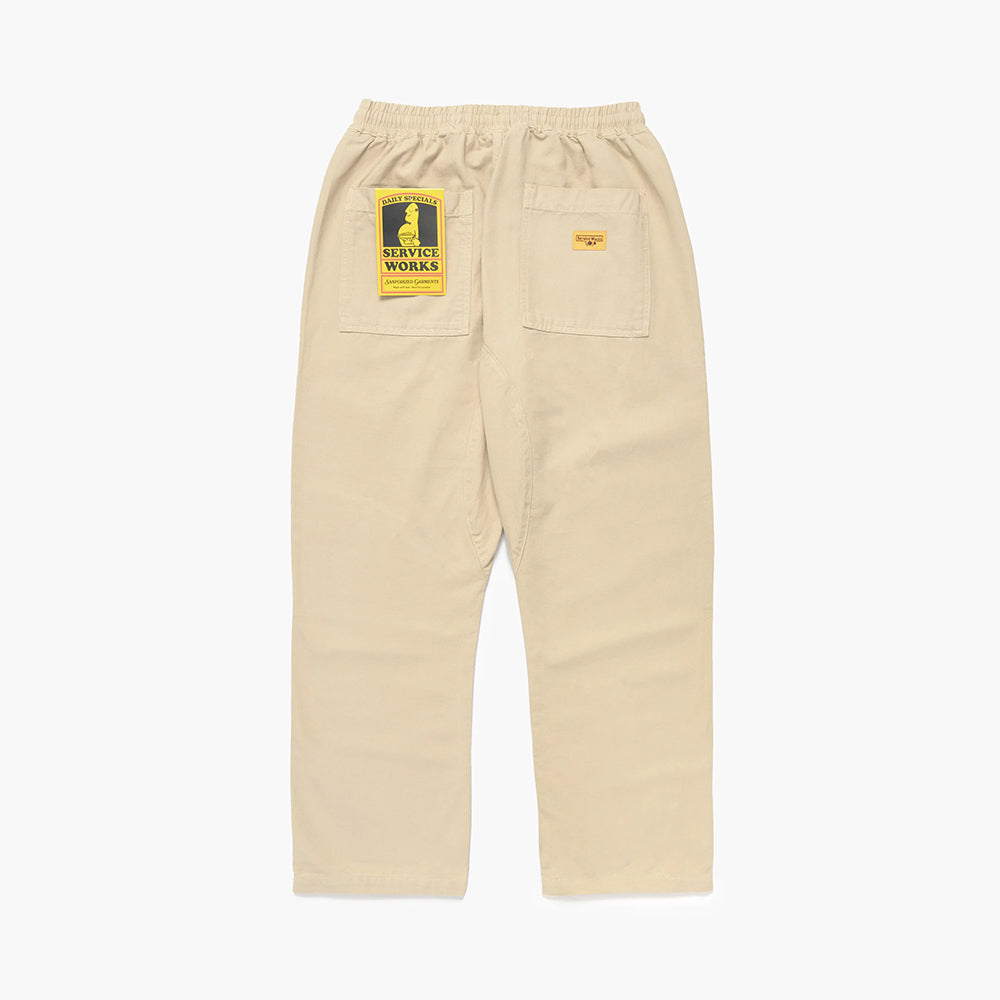 Service Works Canvas Chef Pant - Pale Khaki