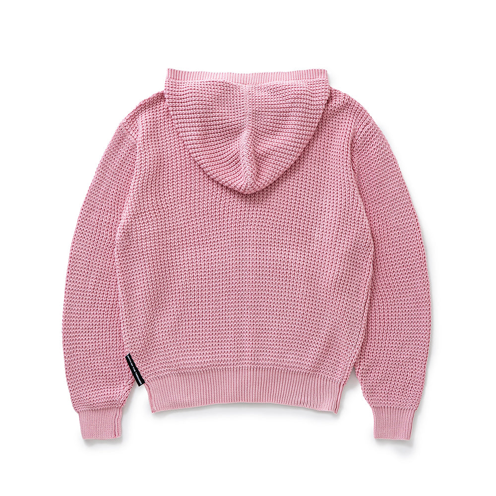 BOTT Knit Zip Hoodie - Pink