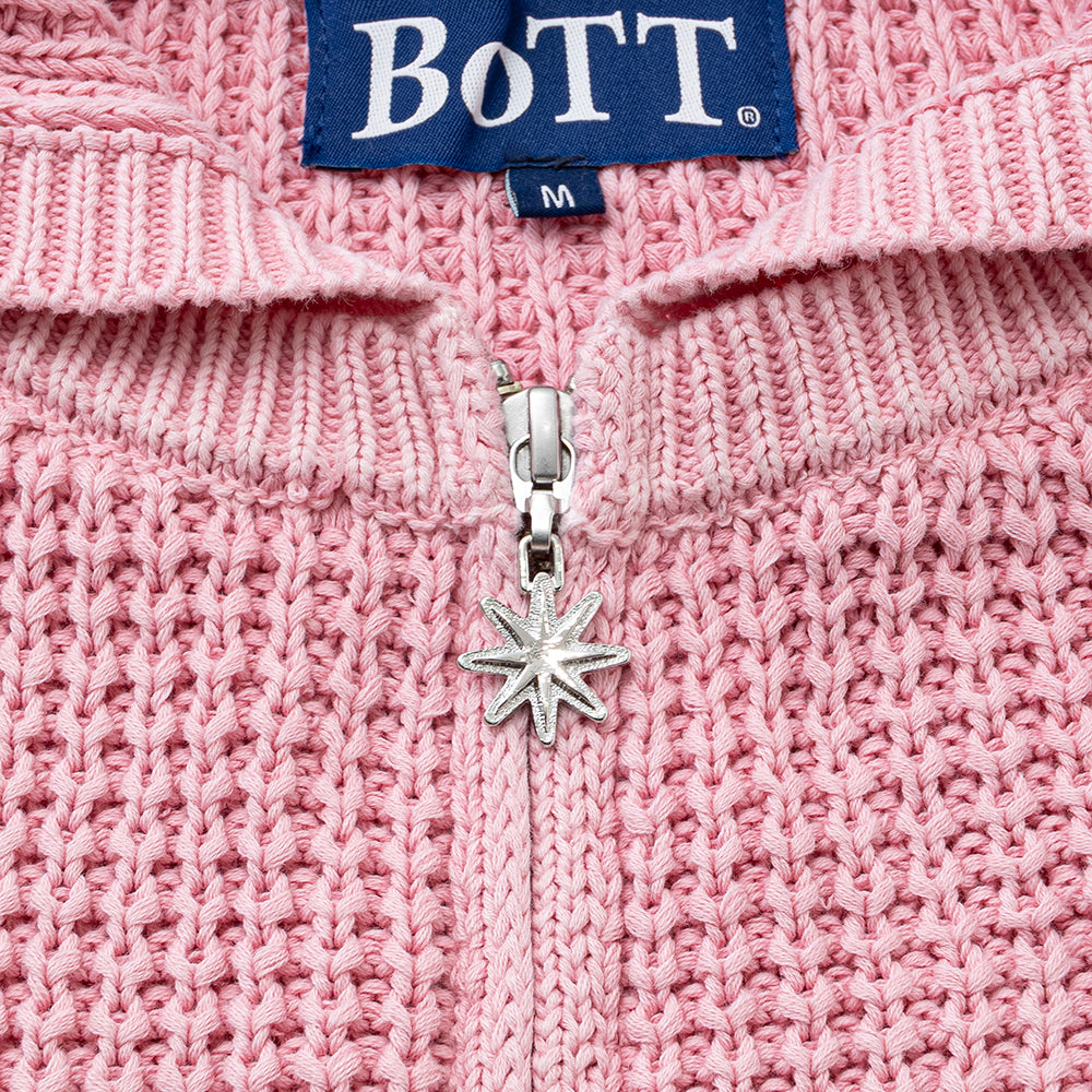 BOTT Knit Zip Hoodie - Pink
